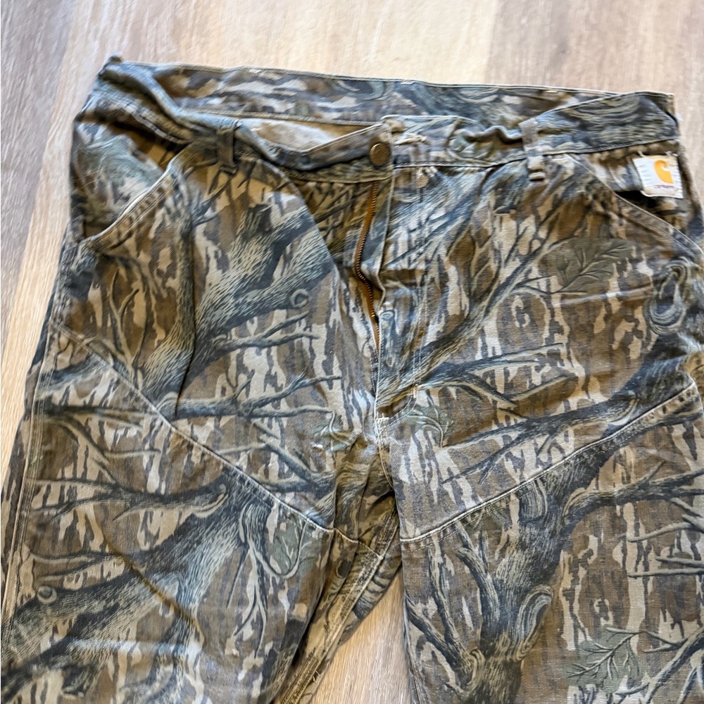 Rare 90’s Carhartt jeans Camouflage Pants Size 38 men’s vintage camo hunting - Picture 6 of 15